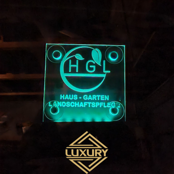 LED windshield advertisement 140x140mm (1 pair)