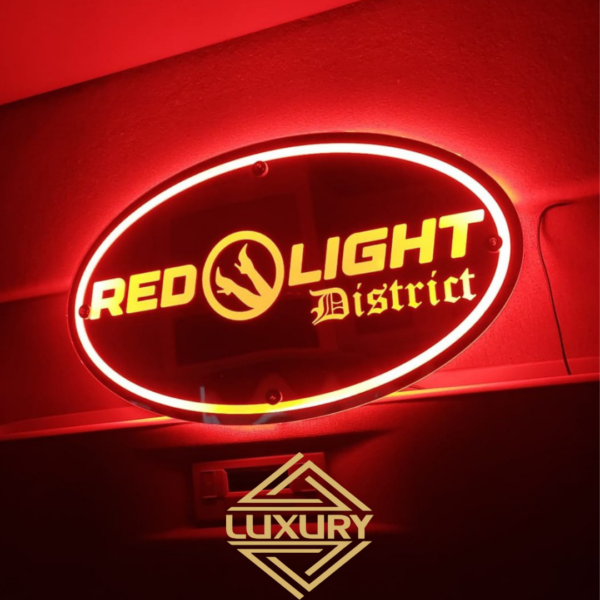 LED advertisement 600x400mm oval