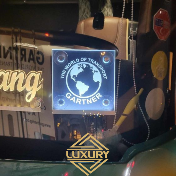 LED windshield advertisement 140x140mm (1 pair) - Image 3