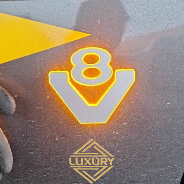 LED V8 emblems - 1 pair (100% waterproof) - Image 2