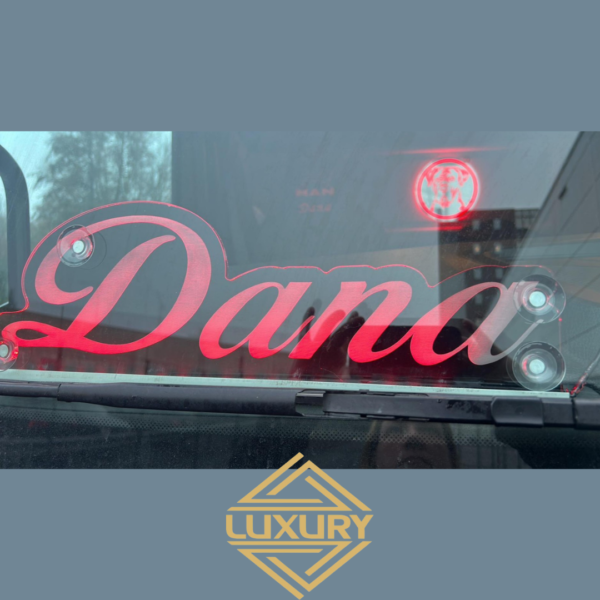 LED windshield advertisement 420x130mm