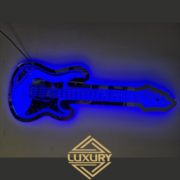 LED "guitar" decoration 715x270mm
