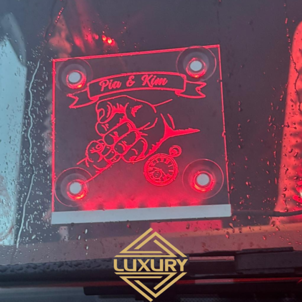 LED windshield advertisement 140x140mm (1 pair) - Image 5