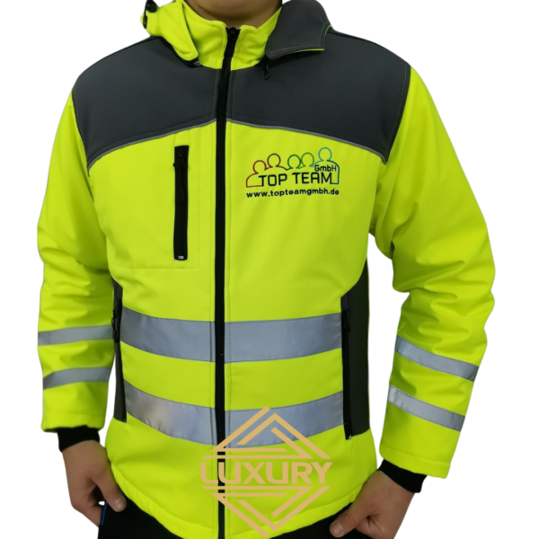 Winter softshell jacket with ribbons - Image 3