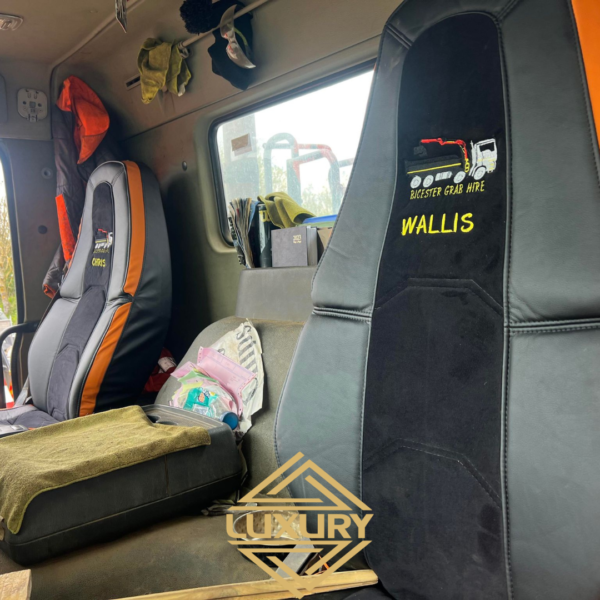 Personalized seat covers - 1 pair (eco leather&microfiber)