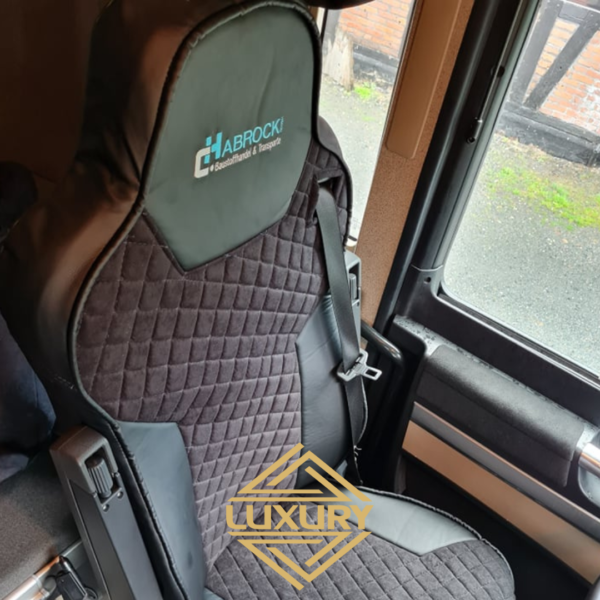 Personalized seat covers - 1 pair (eco leather&microfiber) - Image 7
