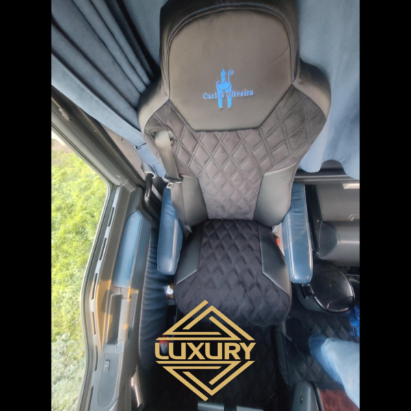 Personalized set (seat covers - combination of eco leather/microfiber & floor mats - eco leather) - Image 2