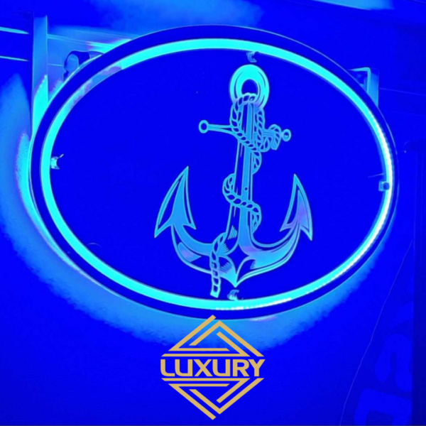 LED "ANCHOR" decoration 600x400mm oval