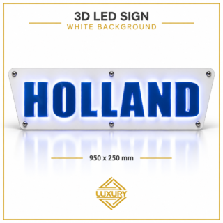 3D LED "HOLLAND" decoration 950x250mm