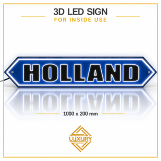3D LED "HOLLAND" decoration 1000x200mm for inside use