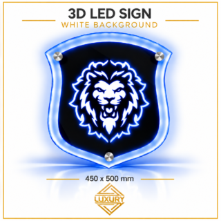 3D LED "LION" decoration 450x500mm