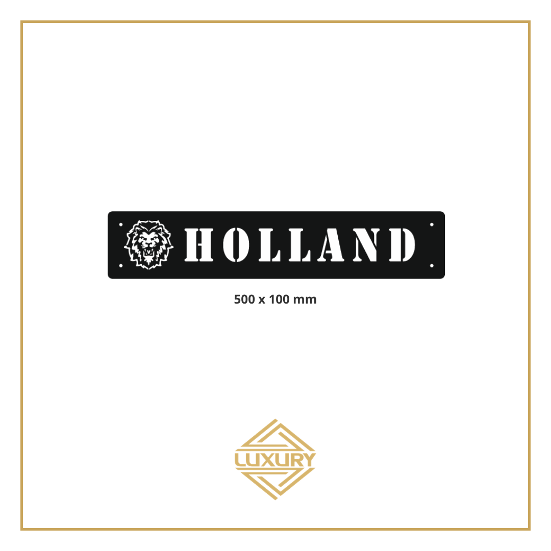 3D LED windshield "HOLLAND" decoration 500x100mm