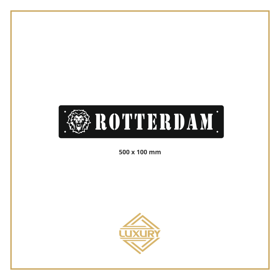 3D LED windshield "ROTTERDAM" decoration 500x100mm