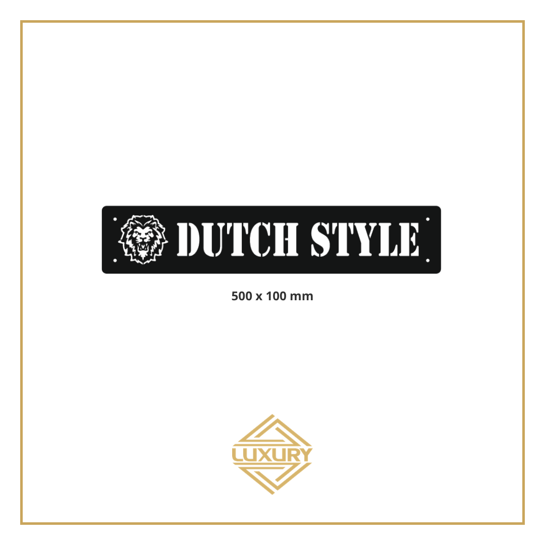 3D LED windshield "DUTCH STYLE" decoration 500x100mm