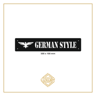 3D LED windshield "GERMAN STYLE" decoration 500x100mm (Copy)