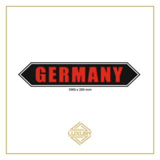 3D LED "GERMANY" decoration 1000x200mm for outside use (100% waterproof)