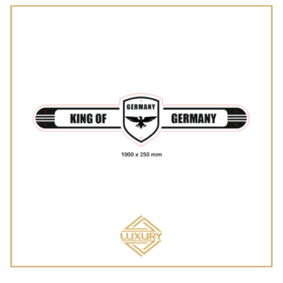 Mirror LED "KING OF GERMANY" decoration 1000x250mm