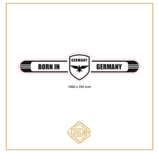 Mirror LED "BORN IN GERMANY" decoration 1000x250mm