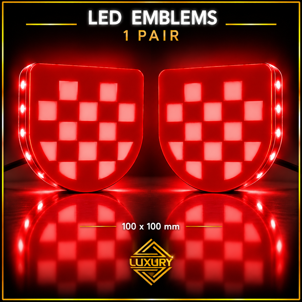 LED emblems - 1 pair (100% waterproof) - Image 5