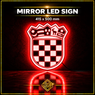 Mirror LED decoration 415x500mm