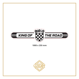 Mirror LED "KING OF THE ROAD" decoration 1000x250mm