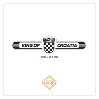 Mirror LED "KING OF CROATIA" decoration 1000x250mm