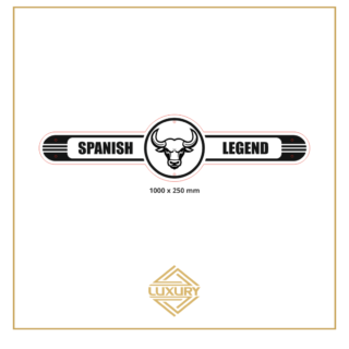 Mirror LED "SPANISH TRUCKER" decoration 1000x250mm