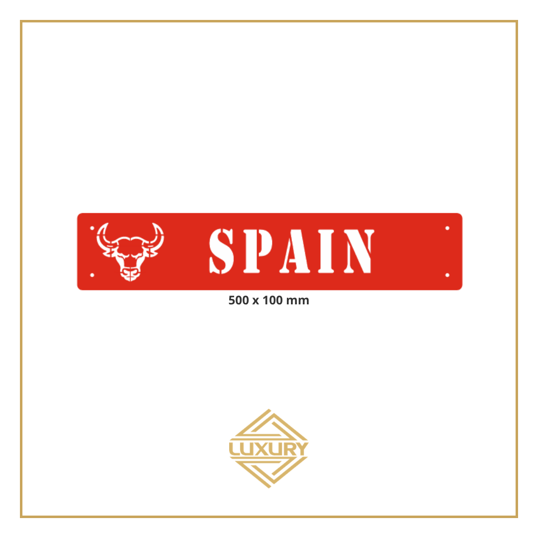 3D LED windshield "SPAIN" decoration 500x100mm