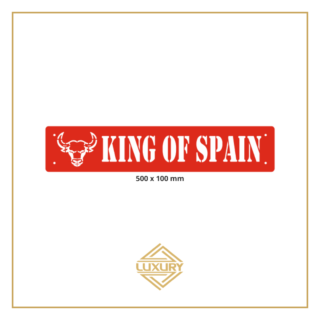 3D LED windshield "KING OF SPAIN" decoration 500x100mm