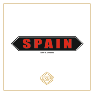 3D LED "SPAIN" decoration 1000x200mm for outside use (100% waterproof)