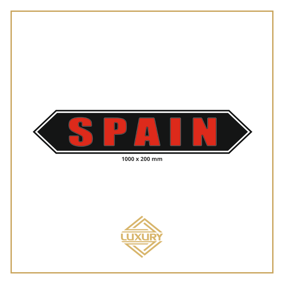3D LED "SPAIN" decoration 1000x200mm for outside use (100% waterproof)