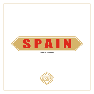 3D LED "SPAIN" decoration 1000x200mm for inside use