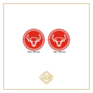 LED "BULL" emblems - 1 pair (100% waterproof)