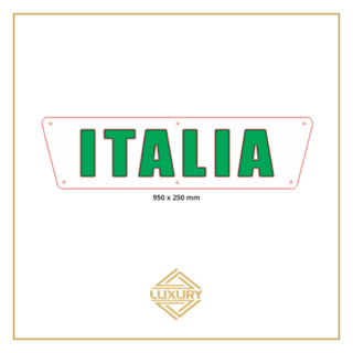 3D LED "ITALIA" decoration 950x250mm