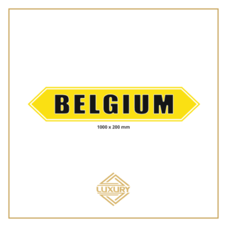 3D LED "BELGIUM" decoration 1000x200mm for outside use (100% waterproof)