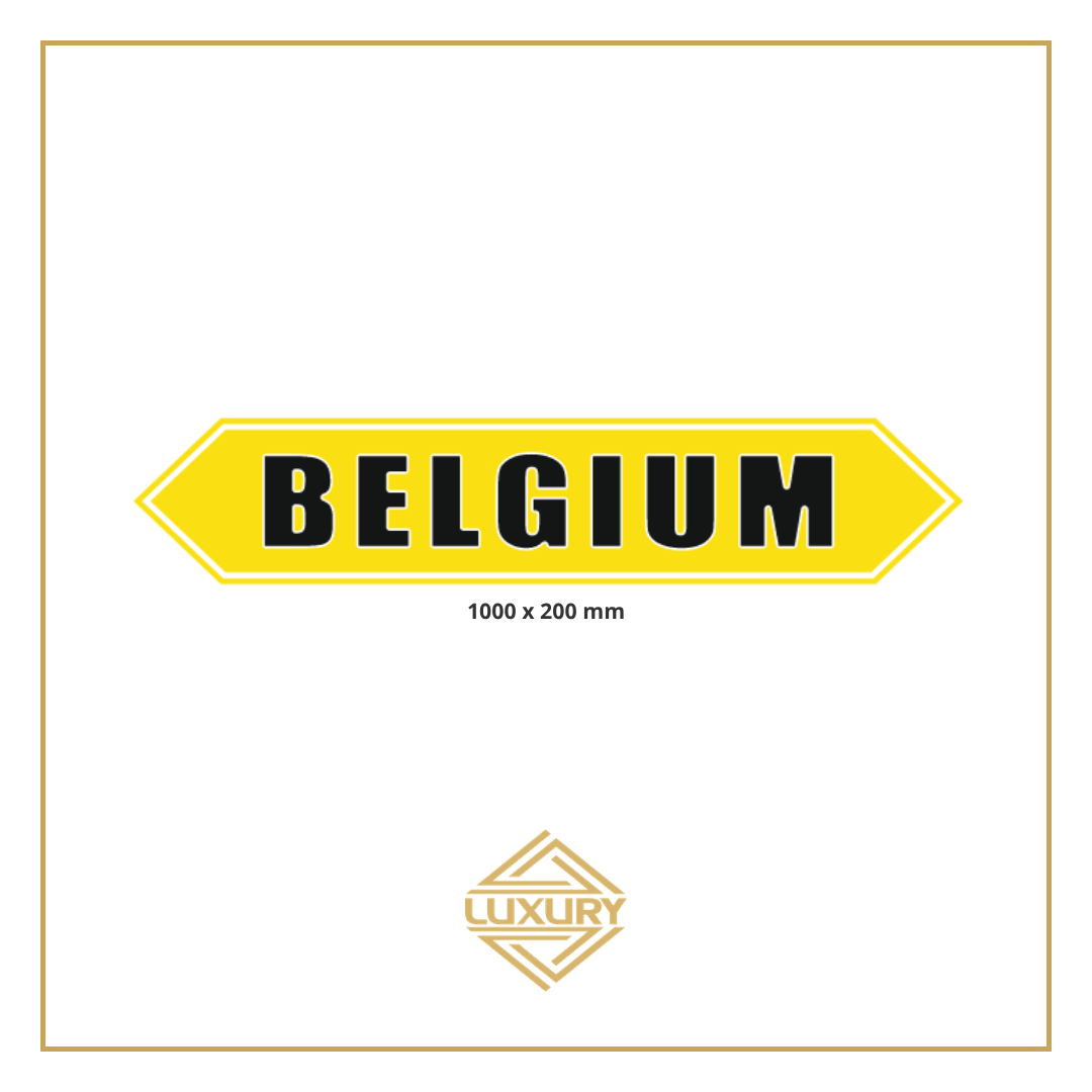 3D LED "BELGIUM" decoration 1000x200mm for outside use (100% waterproof)
