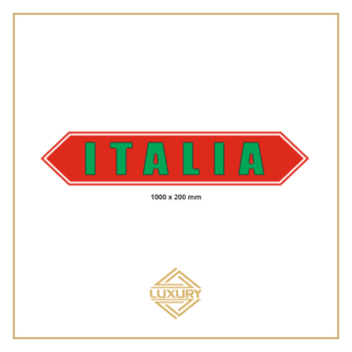 3D LED "ITALIA" decoration 1000x200mm for outside use (100% waterproof)