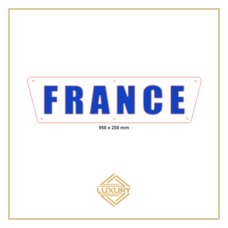 3D LED "FRANCE" decoration 950x250mm