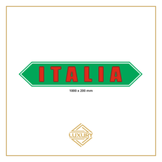3D LED "ITALIA" decoration 1000x200mm for inside use