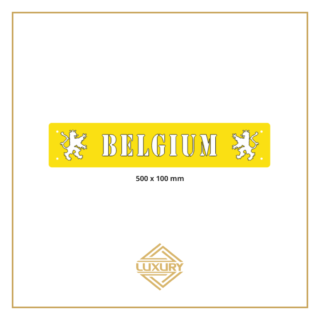 3D LED windshield "BELGIUM" decoration 500x100mm