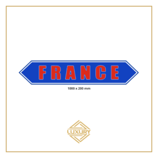 3D LED "FRANCE" decoration 1000x200mm for inside use