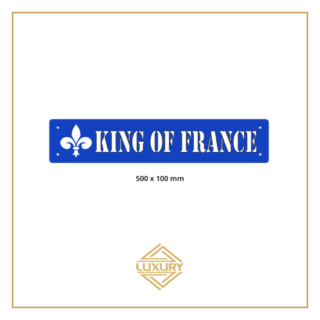 3D LED windshield "KING OF FRANCE" decoration 500x100mm