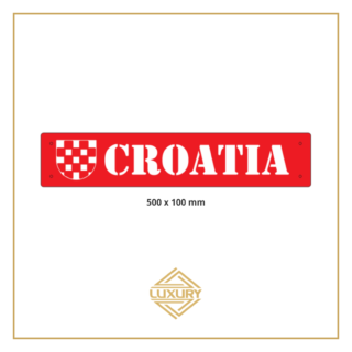 3D LED windshield "CROATIA" decoration 500x100mm