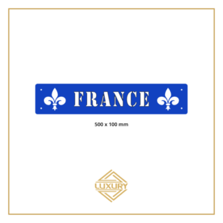 3D LED windshield "FRANCE" decoration 500x100mm