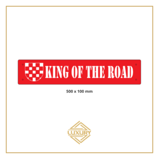 3D LED windshield "KING OF THE ROAD" decoration 500x100mm