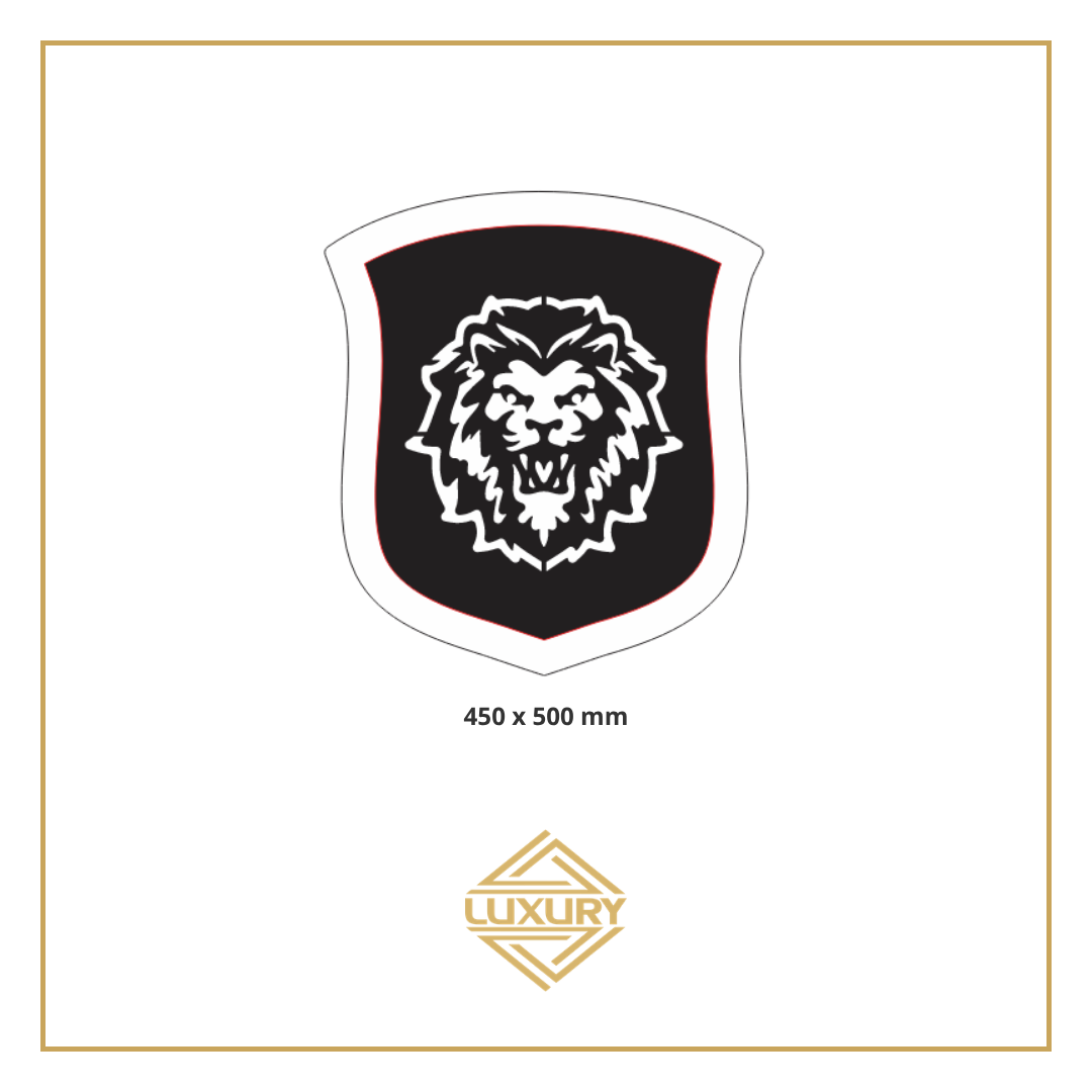 3D LED "LION" decoration 450x500mm