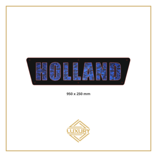 3D LED "HOLLAND" decoration 950x250mm with alcantara background