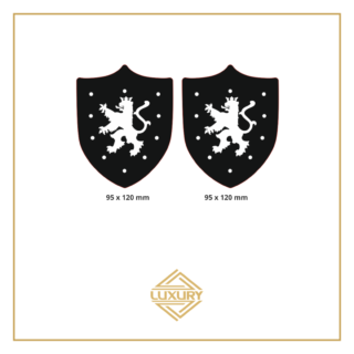 LED "BELGIUM LION" emblems - 1 pair (100% waterproof)