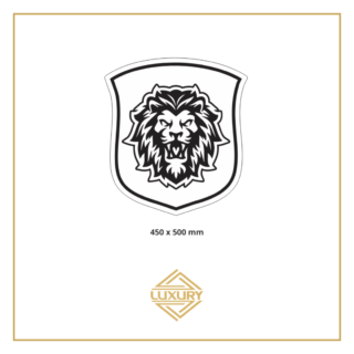Mirror LED "LION" decoration 450x500mm