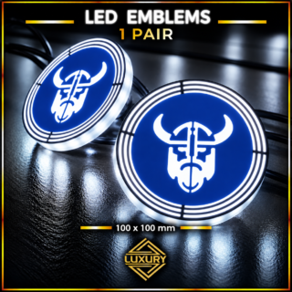 LED "VIKING" emblems - 1 pair (100% waterproof)